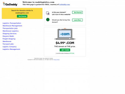 wadelogistics.com snapshot