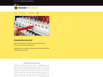 graniteelectrical.co.uk snapshot