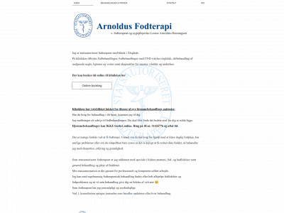 arnoldusfodterapi.dk snapshot