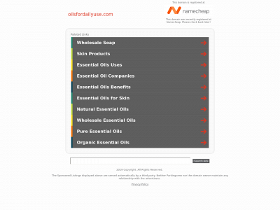 oilsfordailyuse.com snapshot