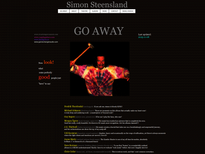 simonsteensland.com snapshot
