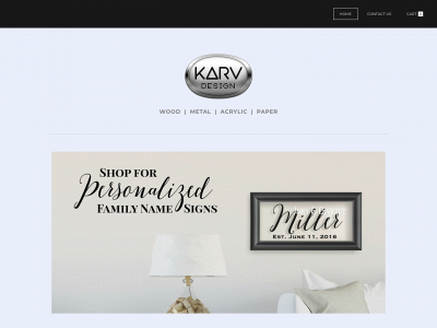 www.karvdesign.com snapshot