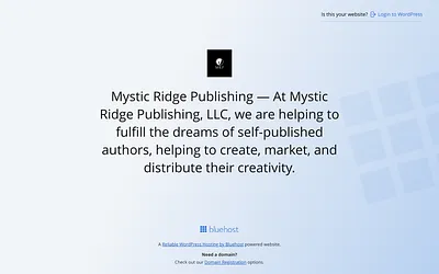 mysticridgepublishing.com snapshot