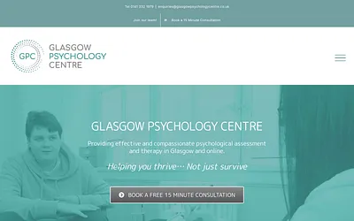 glasgowpsychologycentre.co.uk snapshot