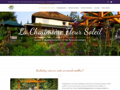 chaumierefleursoleil.com snapshot