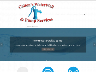 cultonswaterwellandpumpservice.com snapshot