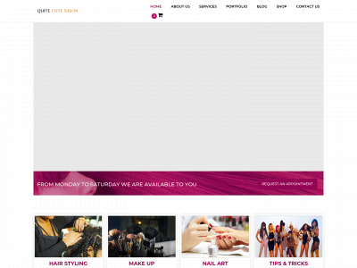 quitecutesalon.com snapshot