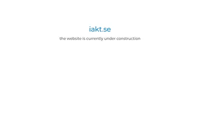 iakt.se snapshot