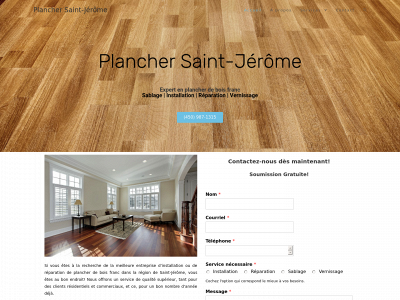 planchersboisfranc.com snapshot