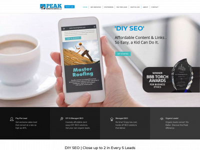 www.peakmarketingservice.com snapshot