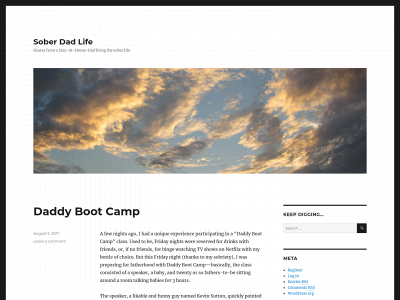 soberdadlife.com snapshot