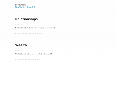 liveabundant2.com snapshot