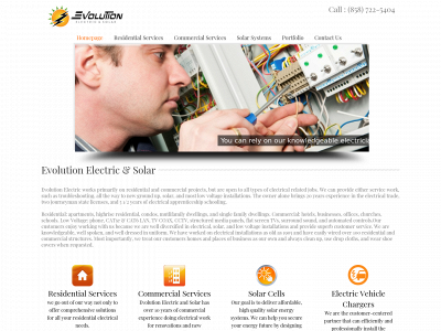 evolutionelectricsolar.com snapshot