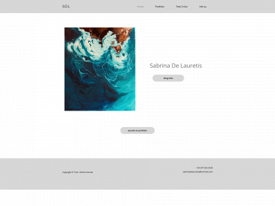 sabrinadelauretis.com snapshot