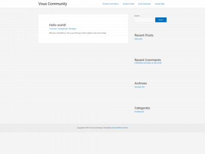 vouscommunity.com snapshot