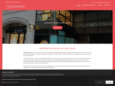 www.notariadelborne.es snapshot