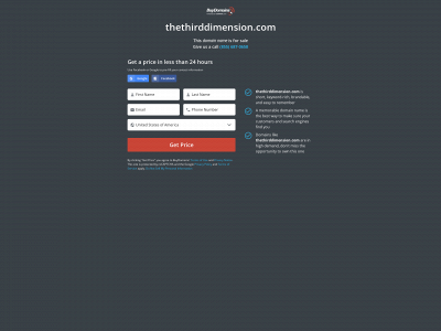 thethirddimension.com snapshot