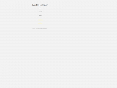 bjertnermusic.com snapshot