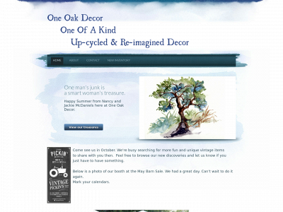 oneoakdecor.com snapshot