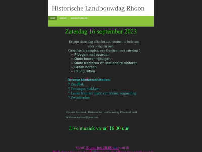 historische-landbouwdag-rhoon.nl snapshot