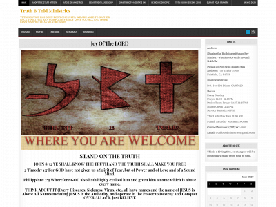 truthbtoldministries.org snapshot