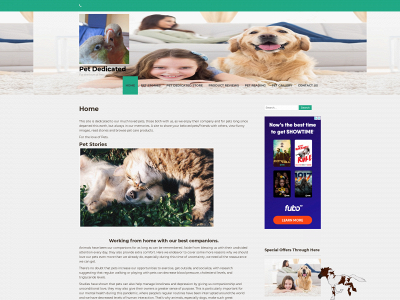 petdedicated.com snapshot