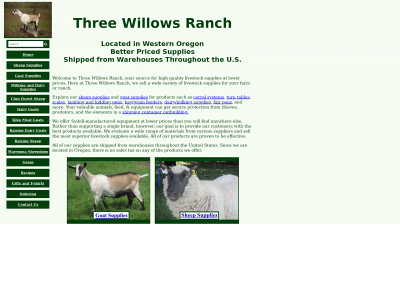 threewillowsranch.com snapshot