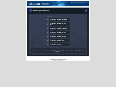 streamingscreams.com snapshot