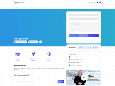protuce.com snapshot