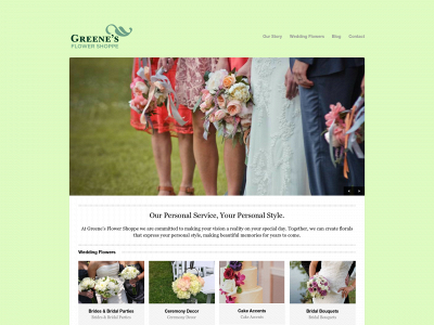 greenesflowers.com snapshot