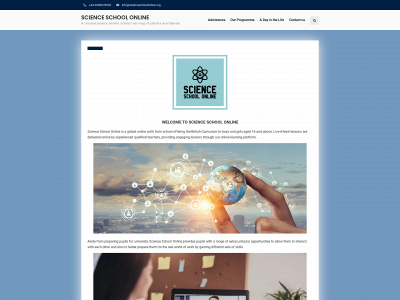 scienceschoolonline.org snapshot