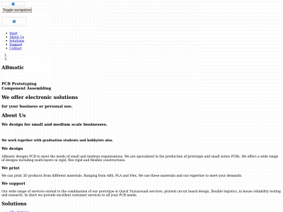 abmaticsolutions.com snapshot