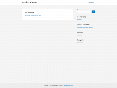 jessikaceder.se snapshot