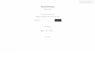 nurturednestings.com snapshot