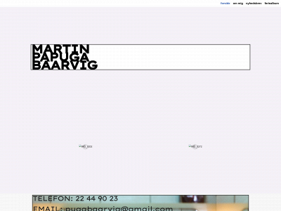 martinpapuga.dk snapshot