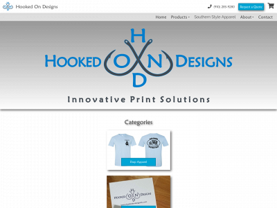 hookedondesignsllc.com snapshot