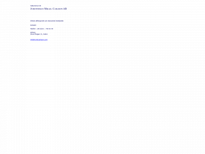 juristcarlsson.com snapshot