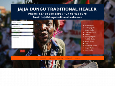 dungutraditionalhealer.com snapshot