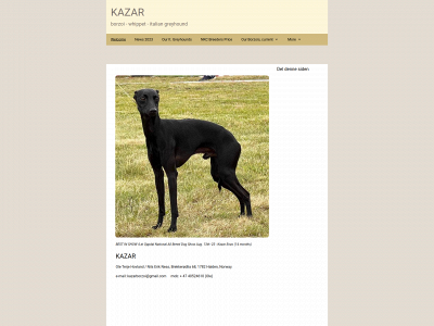 kazar-borzoi.com snapshot