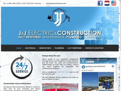 jjelectricbonaire.com snapshot