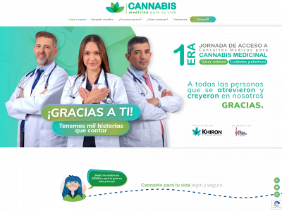 cannabismedicinaparatuvida.com snapshot