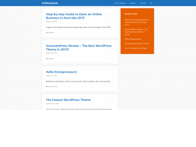 selflessgeek.com snapshot