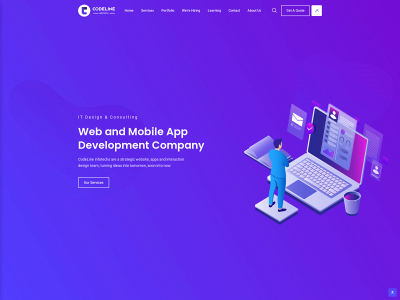 codelineinfotech.com snapshot