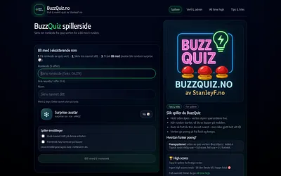 buzzquiz.no snapshot