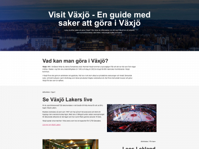 visitväxjö.se snapshot