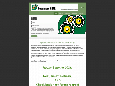 sycamoregear.org snapshot