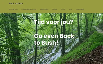 backtobush.nl snapshot