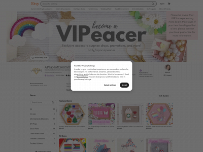 apeaceofcreativity.com snapshot