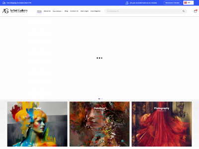 artistgallery.dk snapshot