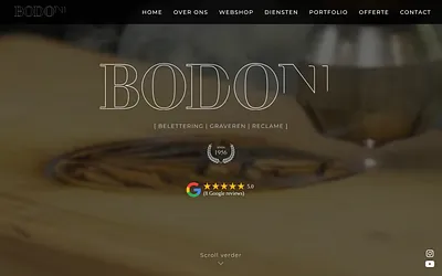 bodoni.nl snapshot